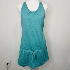 Nike Dri Fit Shirt Dress Size S Teal
